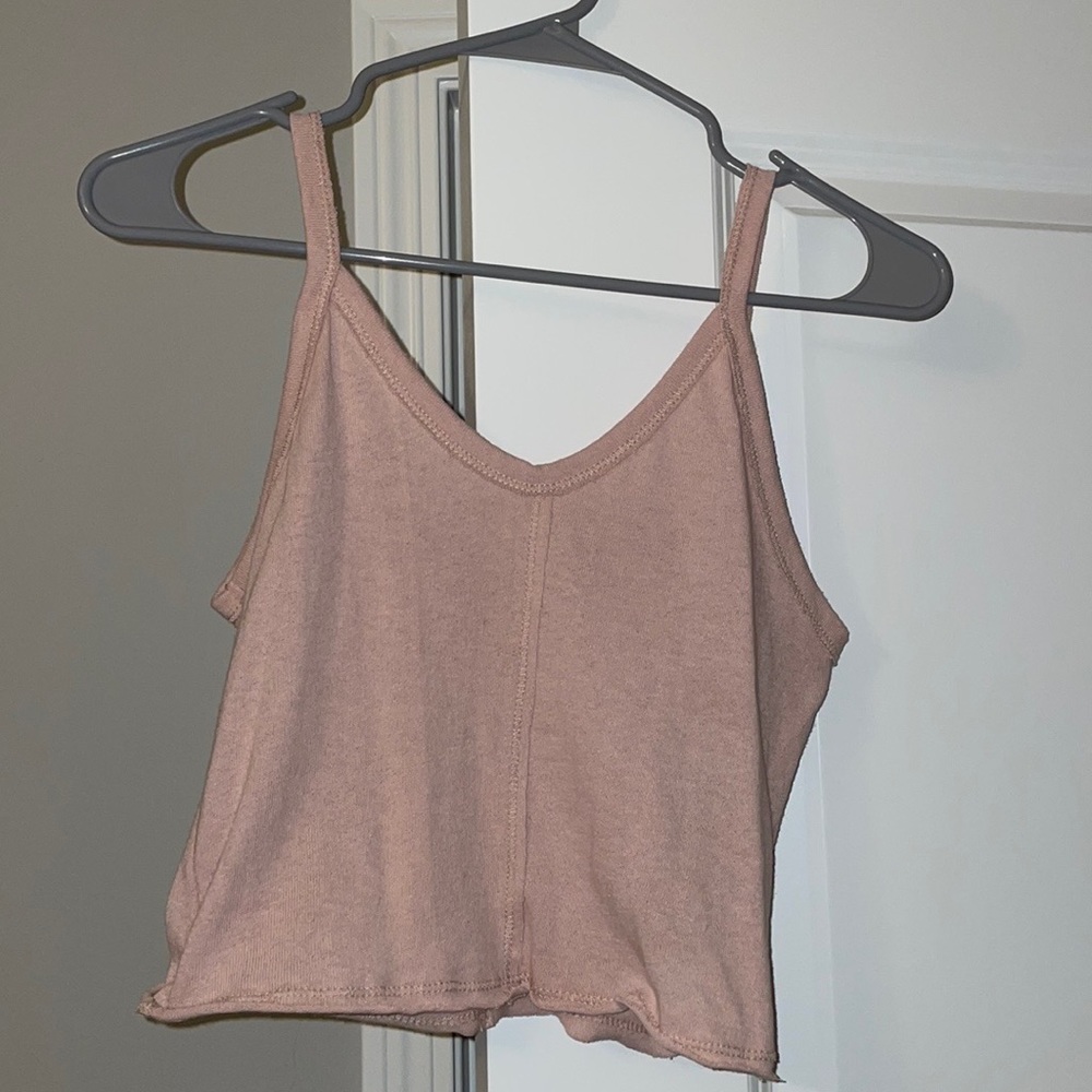 Pink crop top